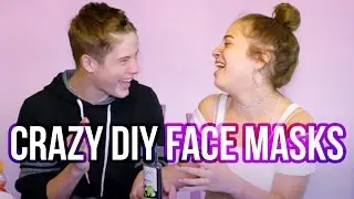 CRAZY DIY FACE MASKS | Baby Ariel