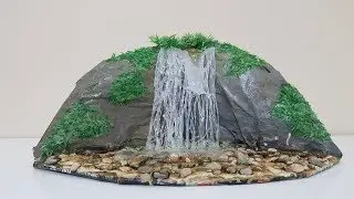 Maket Şelale Nasıl Yapılır (Ev Dekorasyon)