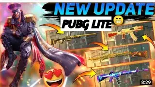 PUBG MOBILE LITE NEW UPDATE. UPGRADED GUN SKIN. (WITH DOWNLOAD LINK).#SHORT.