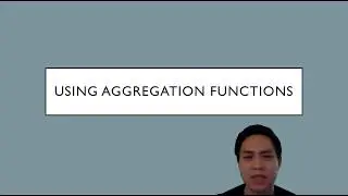 Using Aggregation Functions