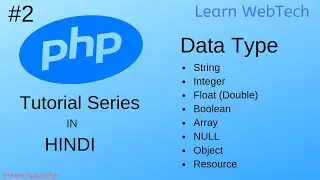 php tutorial in hindi part -02|Data type in php in hindi | Data type| Data type in php