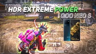 I QOO NEO 6 HDR + EXTREME PUBG/BGMI TEST | SNAPDRAGON 870 POWER 🔥MAX GRAPHIC TEST