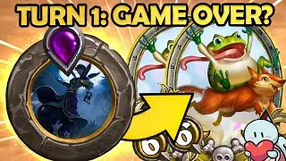 I WON the game on TURN 1?! | Hearthstone Battlegrounds