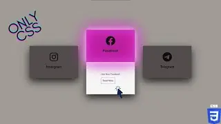 How to use Hover in CSS? | Responsive Card hover animation using HTML, CSS. Part 1