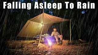 Solo Overnight under a Tarp in Heavy Rain