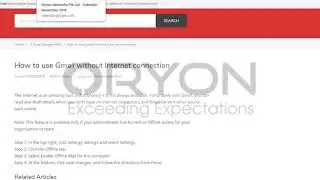 How to use Gmail without Internet connection