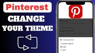 How To Change Theme in Pinterest  | iOS & Android