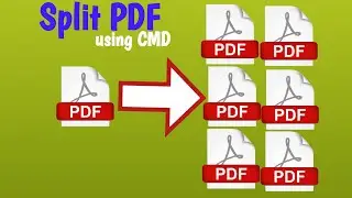 How to split PDF pages using cmd (command line interface)