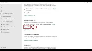 How To Enable Tamper Protection In Windows 11