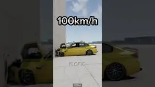 BMW M5 F90 Crash Test - BeamNG.Drive #shorts