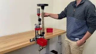 LEE Universal 5 Tube Case Feed Magazine & Collator In Action