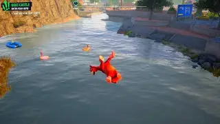 Parkour Ragdoll Goat Simulator 3 funny moments compilation 4k full graphics (Euphoria physics)