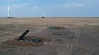 Эпичные кадры массированного ракетного удара комплексов «Искандер»