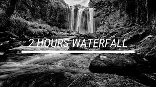 Relaxing Waterfall Sounds for Sleep | Fall Asleep & Stay Sleeping with Water White Noise | 2 Hours