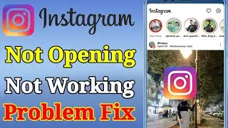 How to fix Instagram app is not opening problem 2023 | Instagram auto back problem | Instagram bug