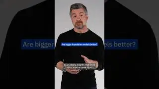 Why smaller models have clout too #ai #generativeai #foundationmodels