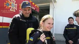 Команда ДЮРП завітала до Кропивницького пожежно-рятувального підрозділу.