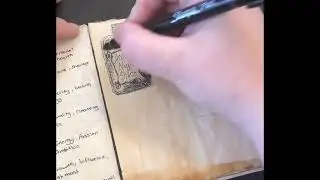 Drawing Spell book Pages | Nightmare Before Christmas
