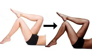 How To Change Skintone in Photoshop || Change Light Skin to Dark Skin