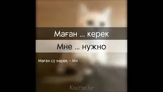 Фразы на казахском: МНЕ НУЖНО
