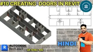 #10 Creating Doors in Revit II Revit Architecture 2023 for beginners #bim  #revitarchitecture