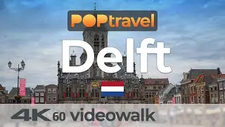 Walking in DELFT / Netherlands 🇳🇱- 4K 60fps (UHD)