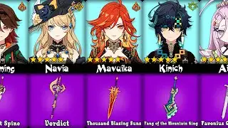 Genshin Impact: Best Weapons for All Claymore Characters