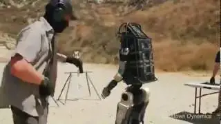 Boston Dynamics indicating to the potential capability of military Robots in the future !