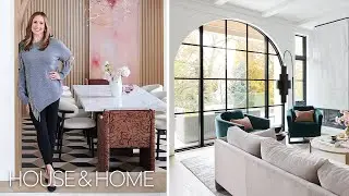 A Designer's Show-Stopping Home Wows With Warm Tones, Graphic Pattern And Lots Of Glamor!