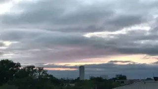 Houston wind shear time lapse