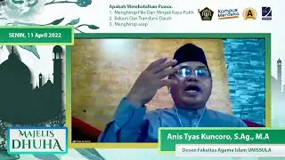 Spesial Ramadhan [ Bekam Membatalkan Puasa? ] #MajelisDhuha 28 - Anis Tyas Kuncoro, S.Ag., M.A