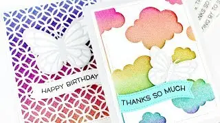 Tips and tricks for adding color to glitter cardstock