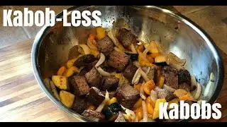 Steak Kabobs | Reverse seared steak recipe on the Grilla Grills Silverbac