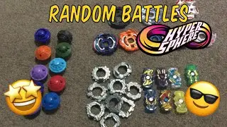 Beyblade burst hypersphere random battles!