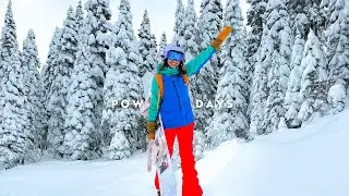 snowboarding northstar ski resort *pow days*