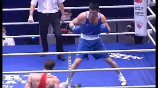 Чемпион мира из Казахстана «базукой» отправил россиянина настил и выиграл «золото» Санкт-Петербурга