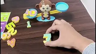 Игрушка считалка Monkey balance  обучающая математике