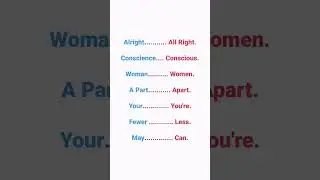 21 Confused 🤔words with Correct pronunciation part-3 #english #learnenglish #vocabulary #ielts