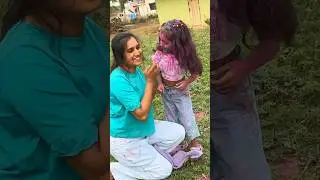 Here am using kids safe organic colours 🤩 