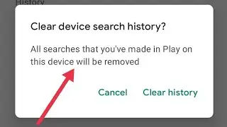 How To Remove Google Play Store Search History | delete and clear search history on play store |