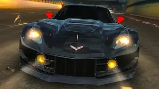 Asphalt 8, BLACK CORVETTE C7.R PRO In Tokyo, You Saw It?, 4K 60fps