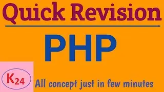 Quick Revision of PHP |  Important Questions of PHP 