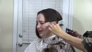 Forced crying head shave (check the description)