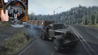 Доставка на ЗиЛ-157 | Delivery by ZIL-157 | Logitech G29 | SnowRunner