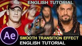 After Effects Tutorial in English : Smooth Spin Transition Tutorial in English