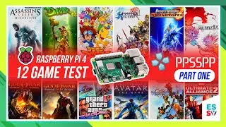 PPSSPP on Raspberry Pi4 | God Of War, GTA, Avatar and many more! [Part 1]