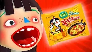 Game Anak Kecil Rakus Makan Pedas 😱 - Game Masak Masakan Raja Makan Samyang Cheese - Toca Kitchen 2