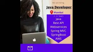 #JavaDeveloper #springboot #aws #mvc #mumbaijobs #applynow #hireme