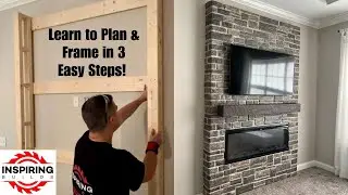 How to Build a Fireplace Wall (3 Easy Steps)