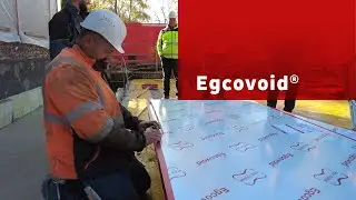 Egcovoid® void former - concrete slab use